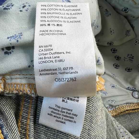 Anthropologie NWT Pilcro The Borrowed Denim Blue Jeans Distressed Grunge Size 29 - Picture 16 of 16